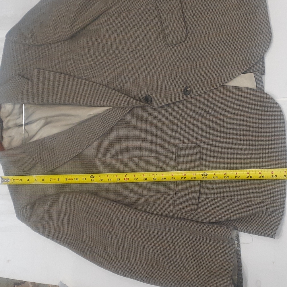 Burberry's men's tweed blazer suit jacket size 40R - Picture 6 of 16